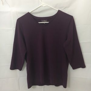 L L BEAN  v neck kids